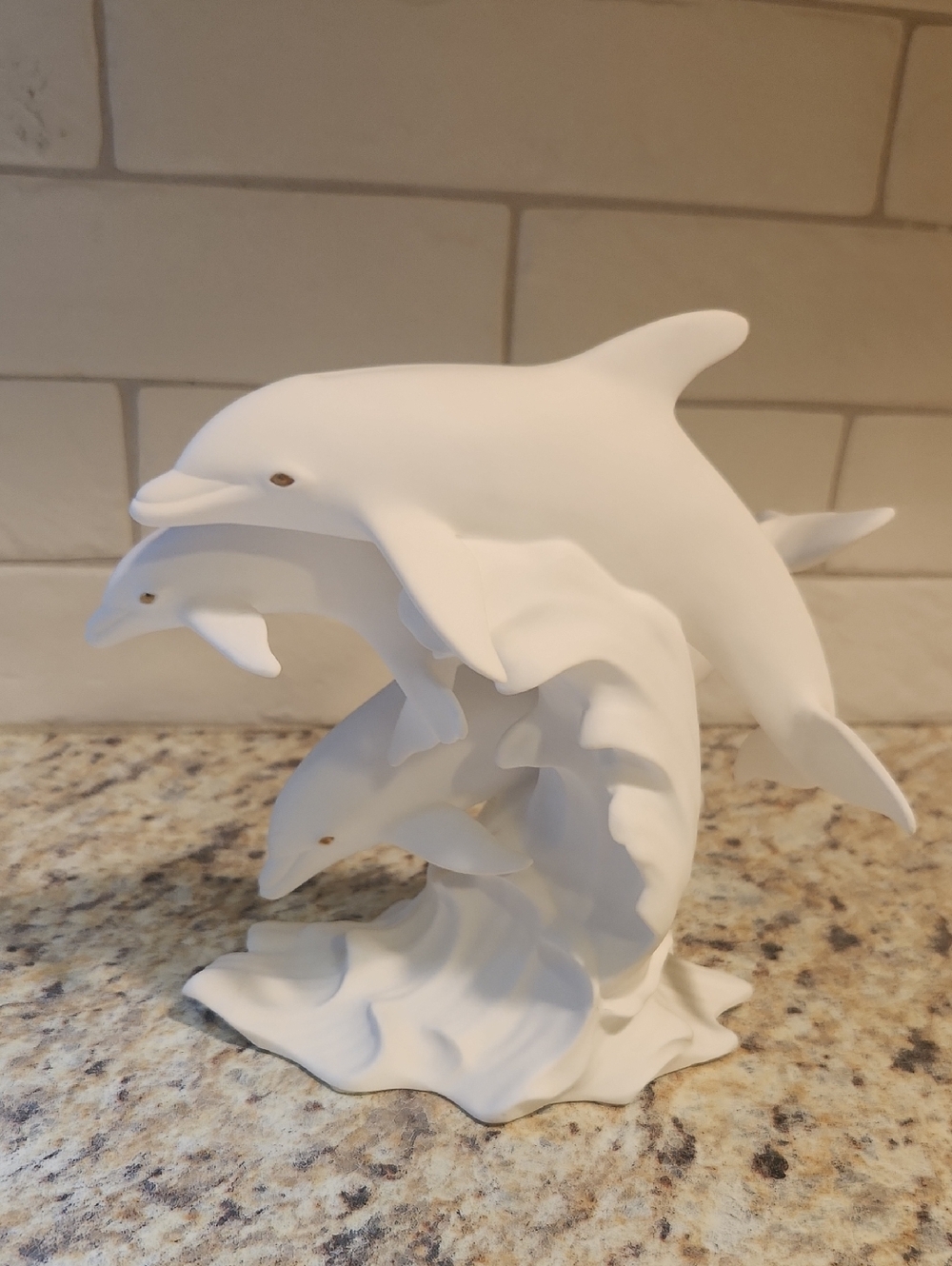 Vintage Collectible "Dance Of The Dolphins" Fine Bone China Figurine